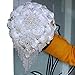 Flyme Wedding Bouquets,Bridal Bride Holding Flowers,Water Drops (White)