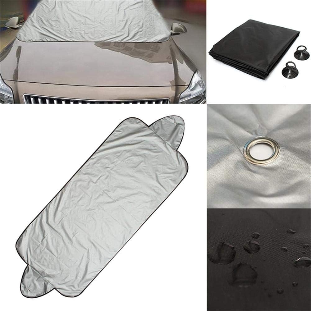 Car Windshield Cover Polyester Double Use Car Windshield Cover Silver