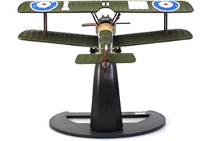 1/72 Scale WWI British Sopwith Camel F.1 Biplane Fighter Model Alloy Model Diecast Plane Toy for Collection