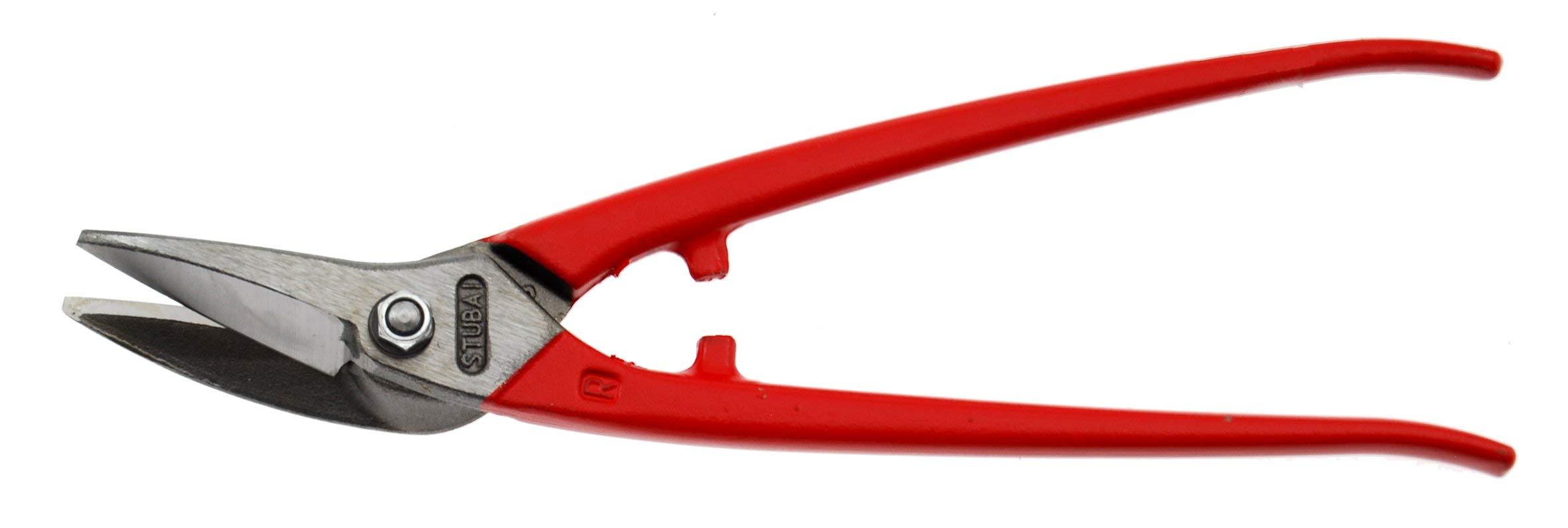Stubai 270001 Right Combination Tin Snips, Red/Silver, 280 mm