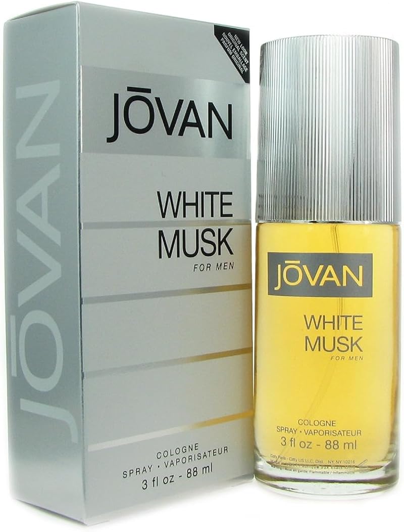 Jovan White Musk Cologne Spray for Men 88ml Eau de Toilette Fragrance