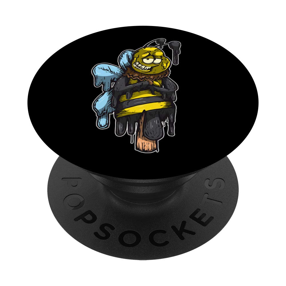 Melting Bee Popsicle - Ice Cream Animals Costume PopSockets Swappable PopGrip
