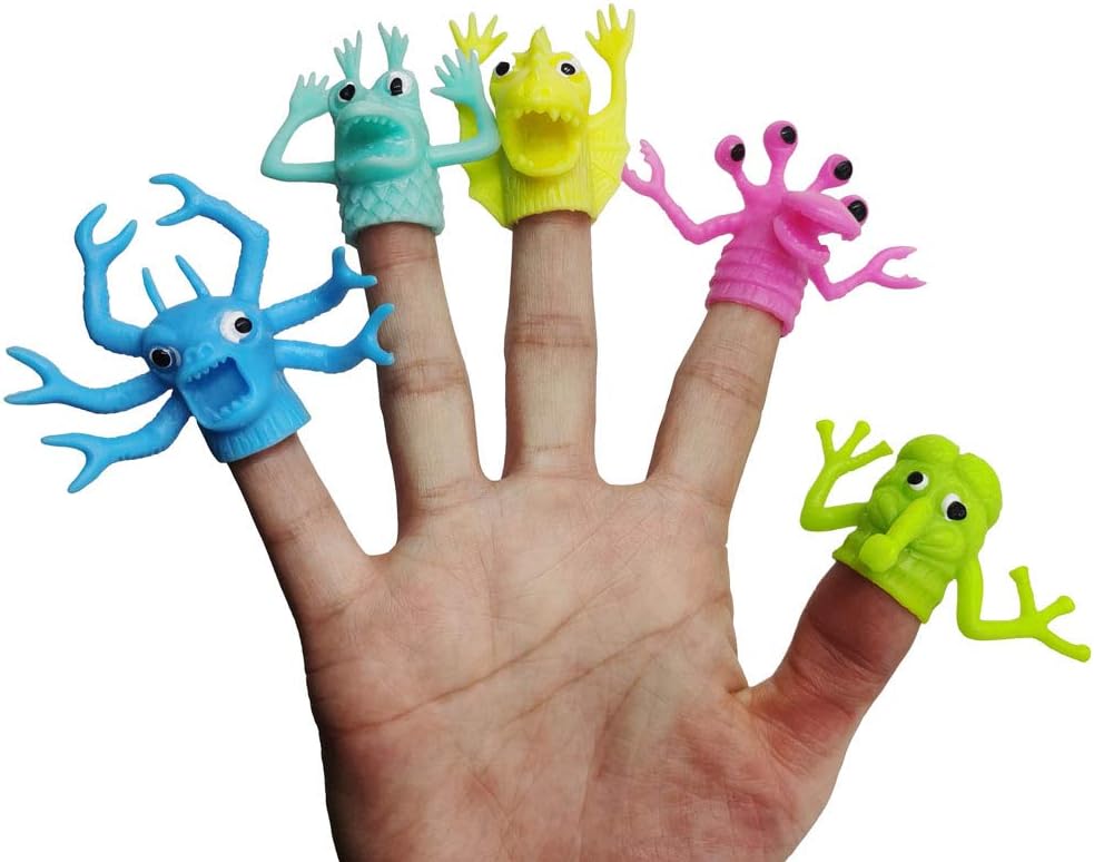 alien finger puppets