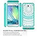 Galaxy J3 Emerge Case,J3 Eclipse/J3 2017/J3 Prime/J3 Mission/Luna Pro/Sol 2/Express Prime 2 Case Clear ,Anoke Slim Fit Phone Cases Cover with Screen Protector for Women Girls Samsung J3 Emerge CH Mint