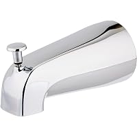 EZ-FLO 15084 Adjustable Zinc Bath tub Diverter Spout, 1/2 inch or 3/4 inch IPS, Chrome Finish