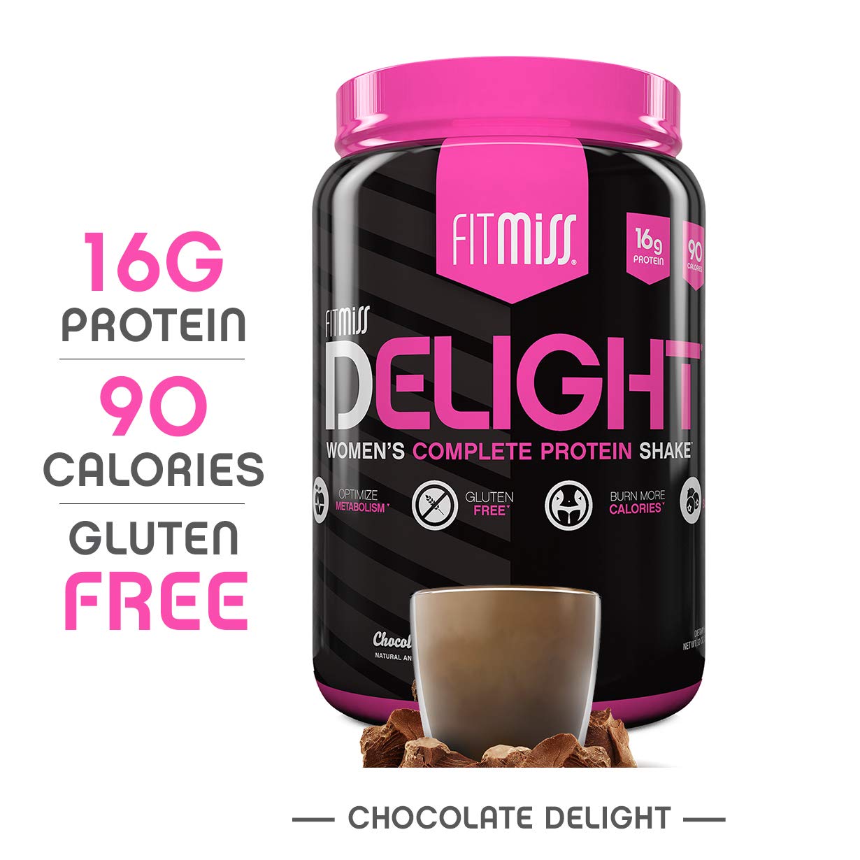 FitMiss Delight Protein Powder, Healthy Nutritional Shake for Women