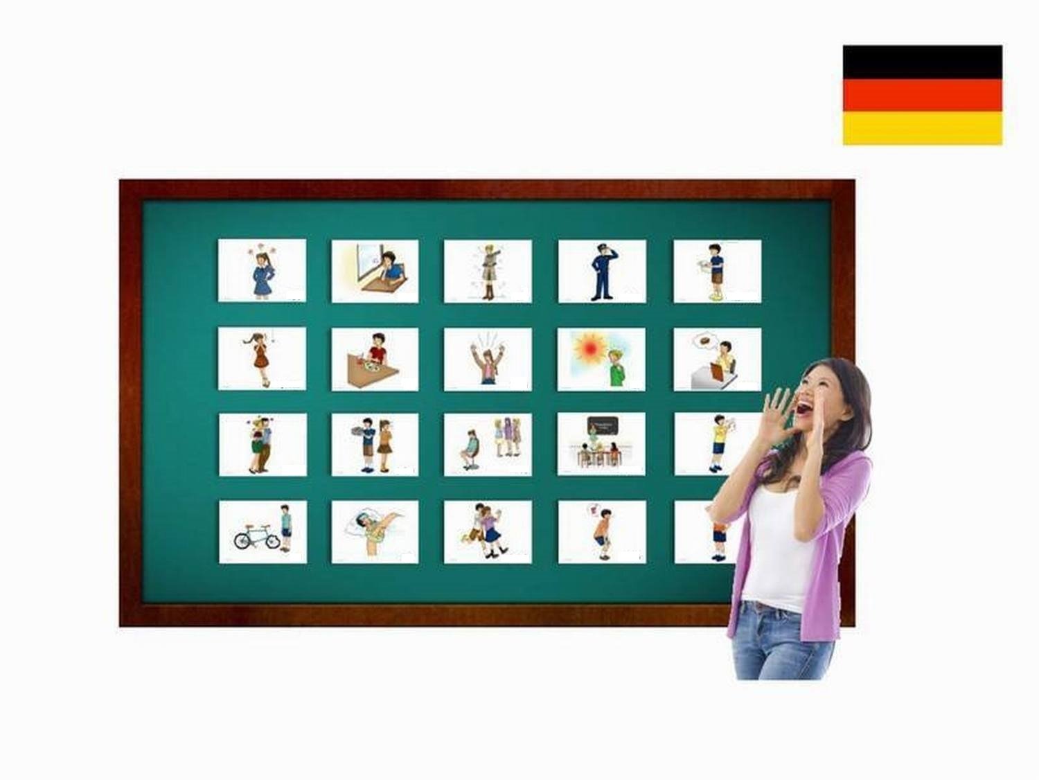 Bildkarten Sprachförderung Gefühle - DIN A6 Karten Für Kindergarten, Therapie & Demenz