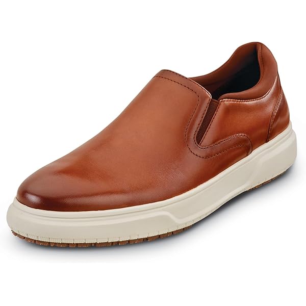Amazon.com: Florsheim Men's Cognac Crossover Work MaxTrax Steel