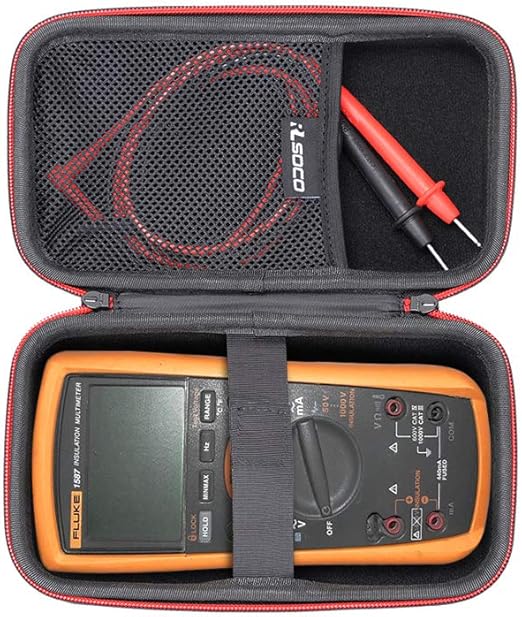 RLSOCO Hard Case for FLUKE 1587 FC Multimeter/FLUKE 1503/1507/1508/1577