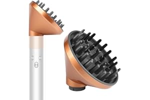 BVACUMHEAD Upgraded Diffuser Attachment for Dyson Airwrap, Converting for Dyson Airwrap Styler to Hair Dryer Diffuser Attachment, for Airwrap Attachment Nozzle, 973365-01 (Rich Copper)