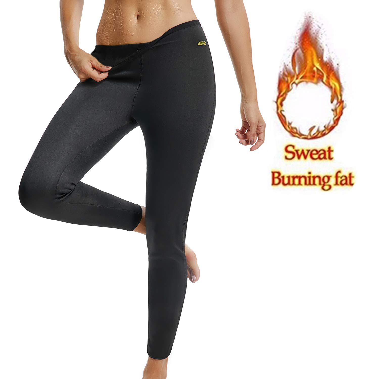 美品 Yofitレディーススリミングホットサーモレギンスパンツ