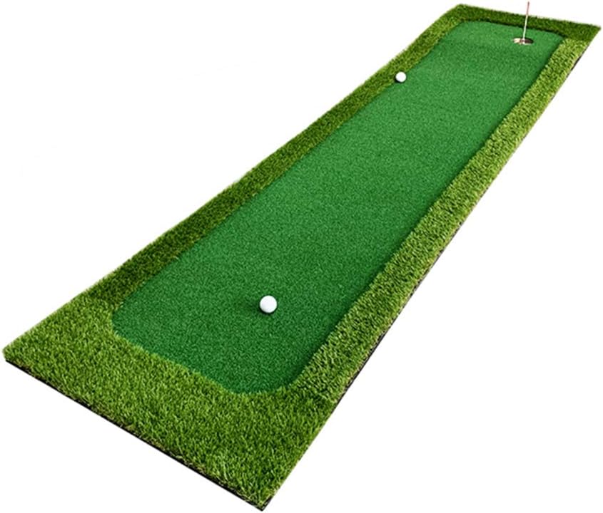 Indoor Putting Green Mat Synthetic Turf,Portable Golf Putting Mat,Professional Golf Training Mat Aids for Home Office Backyard