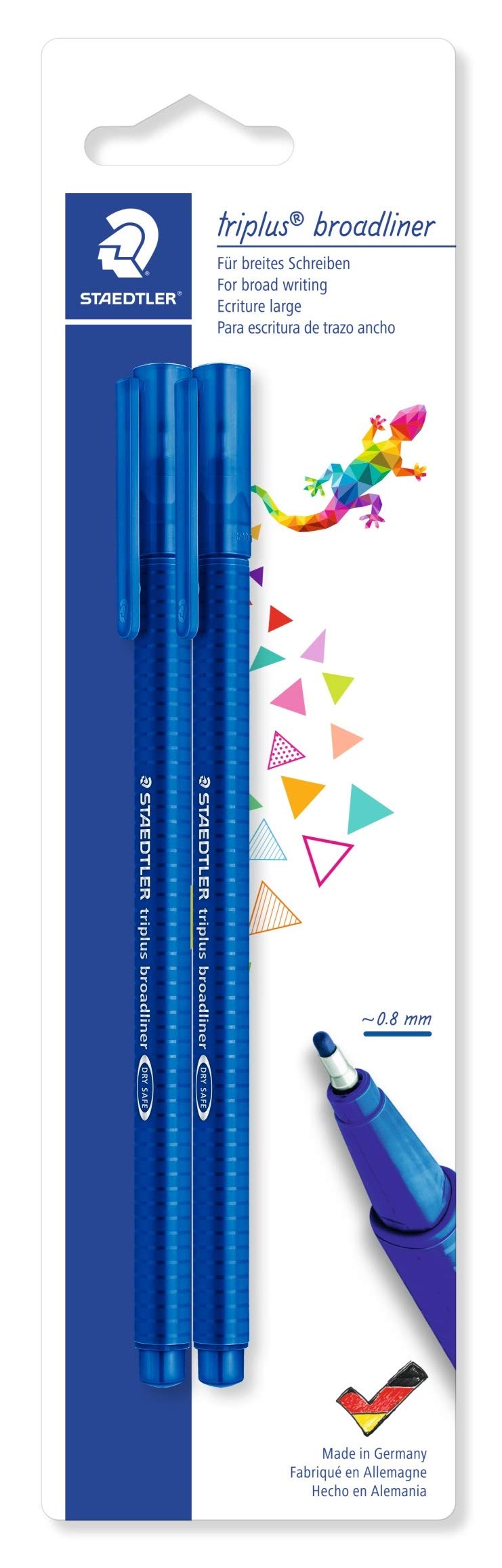 Staedtler 338-3 BK2 Broadliner Triplus
