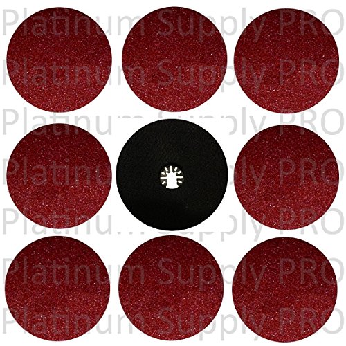 Interga tools; 17 pc 4.5" sandpaper & pad set …