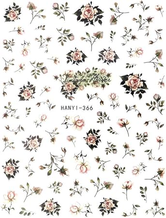 Amazon Iro Gel イロジェル ネイルシール ダスティローズシール ジェルネイル ネイルアート 花柄 ローズ バラ 薔薇 フラワー Hanyi 366 Iro Gel シール ステッカー 通販