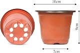 Cymax 100 Pack 10cm Plant Nursery Pots with Plant Labels Seed Starting view 2