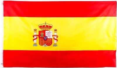 YAAVAAW 5x3ft Large Spanish Flag National Pride Outdoor Decor