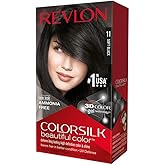 Revlon ColorSilk Beautiful Color, Soft Black [11] 1 ea (Pack of 12)