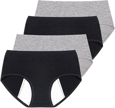 Fennie Groot Meisjes Menstruatie Slipje Geen Lek Korte Broek Tiener Meisjes Gratis Lek Ondergoed Pak Van 4 Amazon Nl