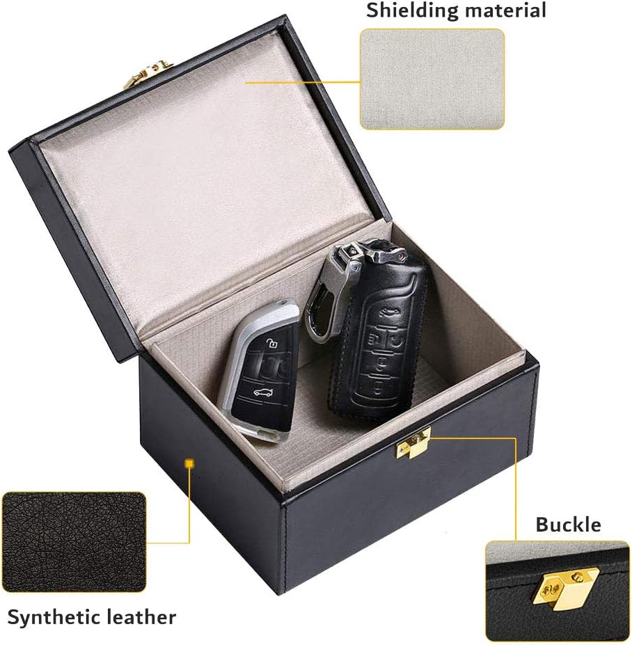 Faraday Cage Key Fob Protector Case RFID Blocking Key Signal Blocker