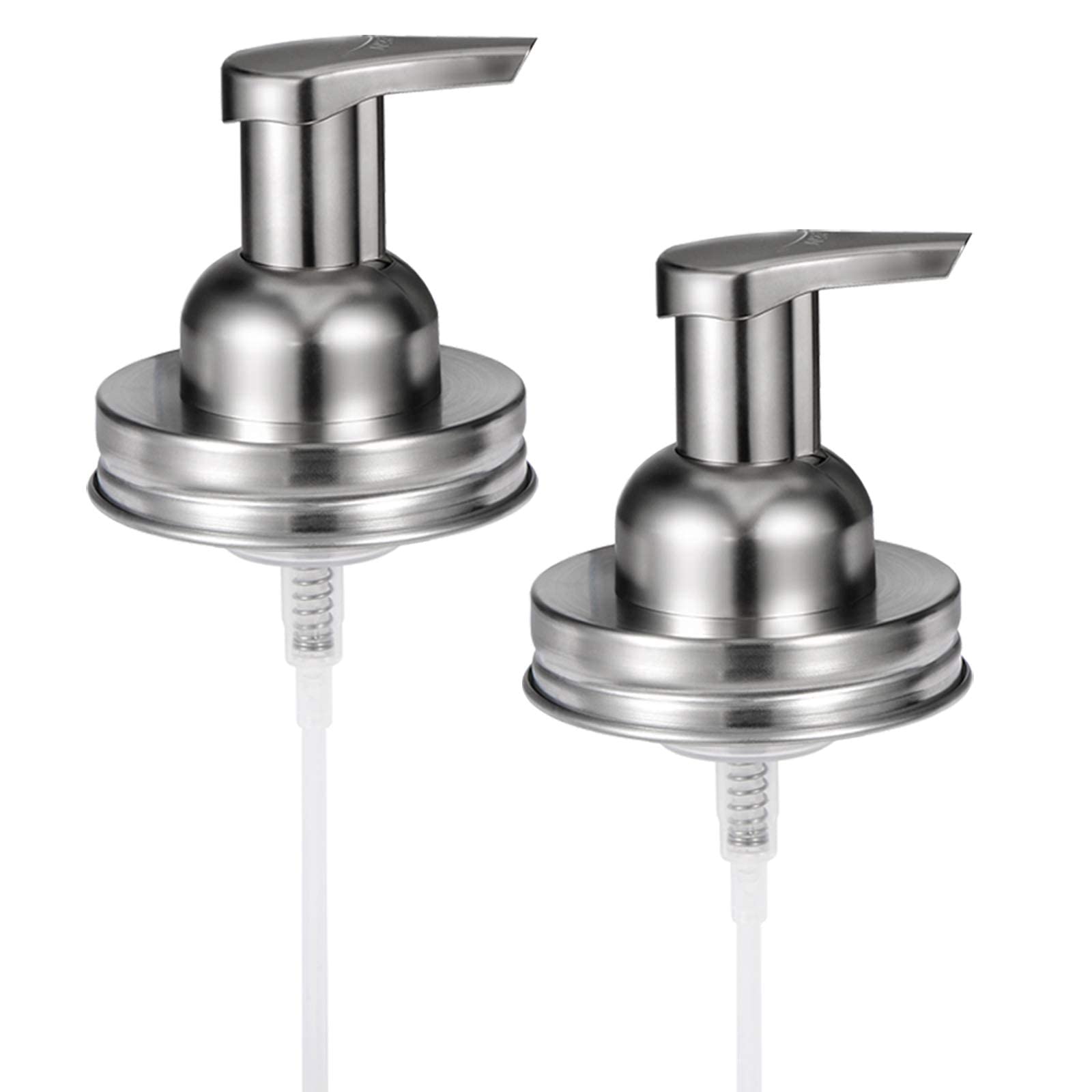 thumbnail image 2 of Mason Jar Liquid Soap Dispenser Lid, Rust Proof Stainless Steel, Cute 2 of 14