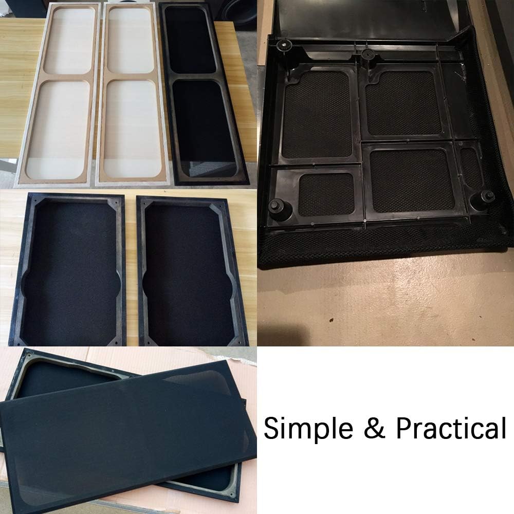 Speaker Grill Cloth Stereo Mesh Fabric for Speaker Repair, Gray - 55 x 20 in / 140 x 50 cm: Electronics