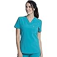 Infinity Cherokee V-Neck Nurse Scrub Top for Women with Rib-Knit Panel and Tuckable CK687A