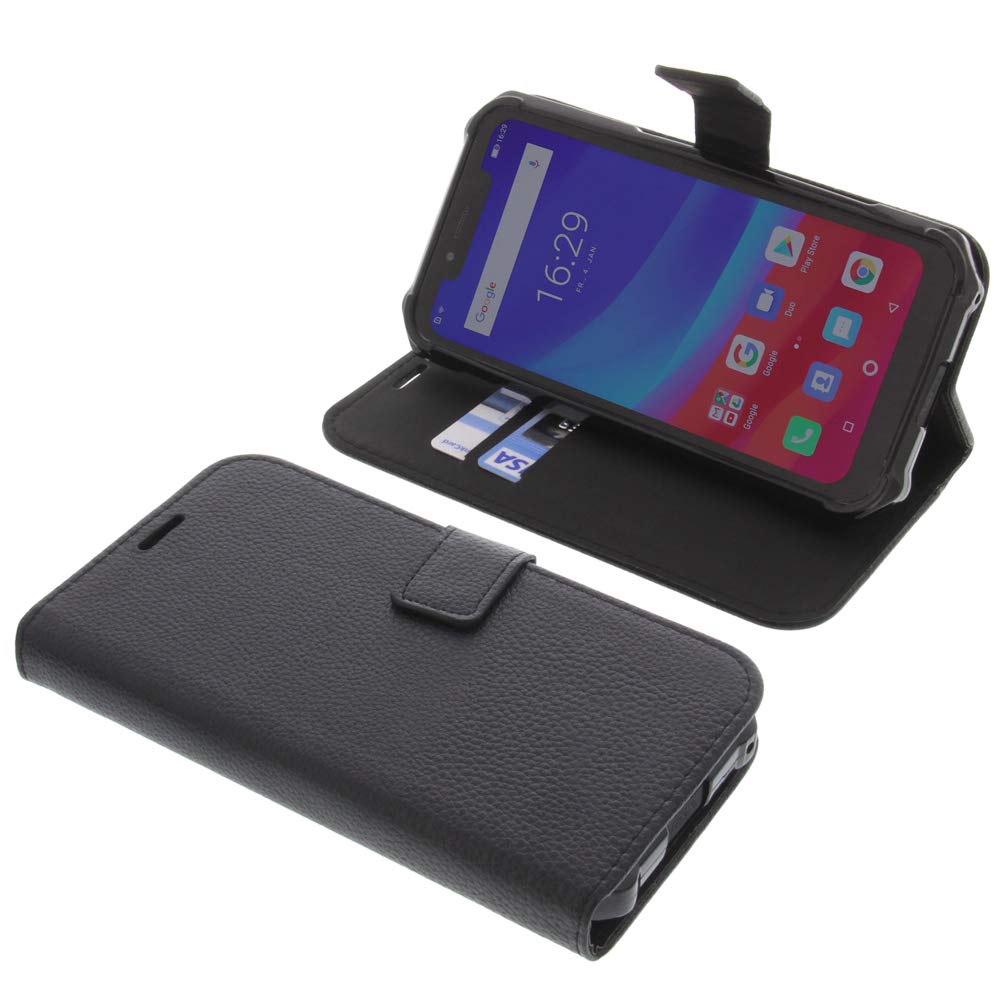 foto-kontor Cover compatible with Ulefone Armor 6 / Armor 6E / Armor 6S 2019 book-style black case