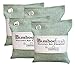 Bamboo Charcoal Air Purifying Bag, 4 Pack 800g Natural Freshener NON-TOXIC Purifier ~ NATURALLY ELIMINATES Odors Allergens & Harmful Pollutants ~ Fragrance Free, Chemical Free ~ ReUse Up To 2 Years