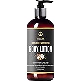 Bo10nics Cocoa Unisex Body Lotion for Dry Skin, 12Fl Oz Body Moisturizer with Intense Hydration for All Skin Types, Radiant and Glowing Effect for Stretch Marks, Fine Lines