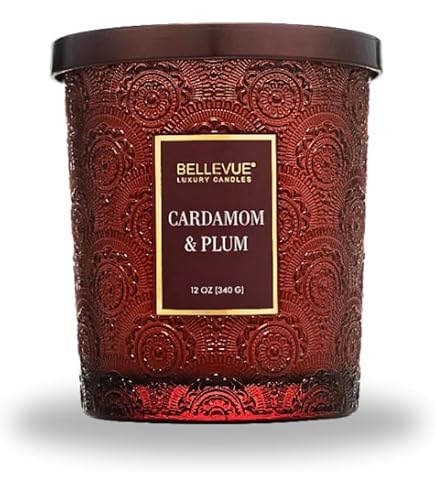 bellevue ember and tobacco candle Amazon.com: Bellevue Luxury Candle | Ember & Tobacco Luxury Scented Candle  – 12 oz | Soy Blend Wax | Dual Wick | Warm Smoky Home Fragrance