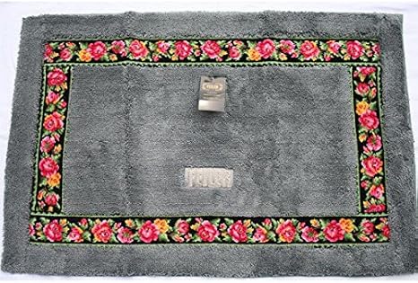 Amazon フェイラー Feiler トイレタリー レイシーローズ マット カラー グレー 57cm 85cm トイレマット タンクカバー ホーム キッチン オンライン通販