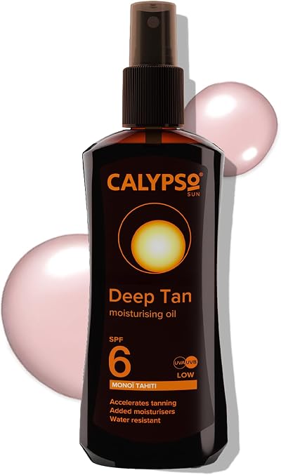 Calypso Deep Tanning Oil Spray SPF6 Monoi Tahiti 200ml