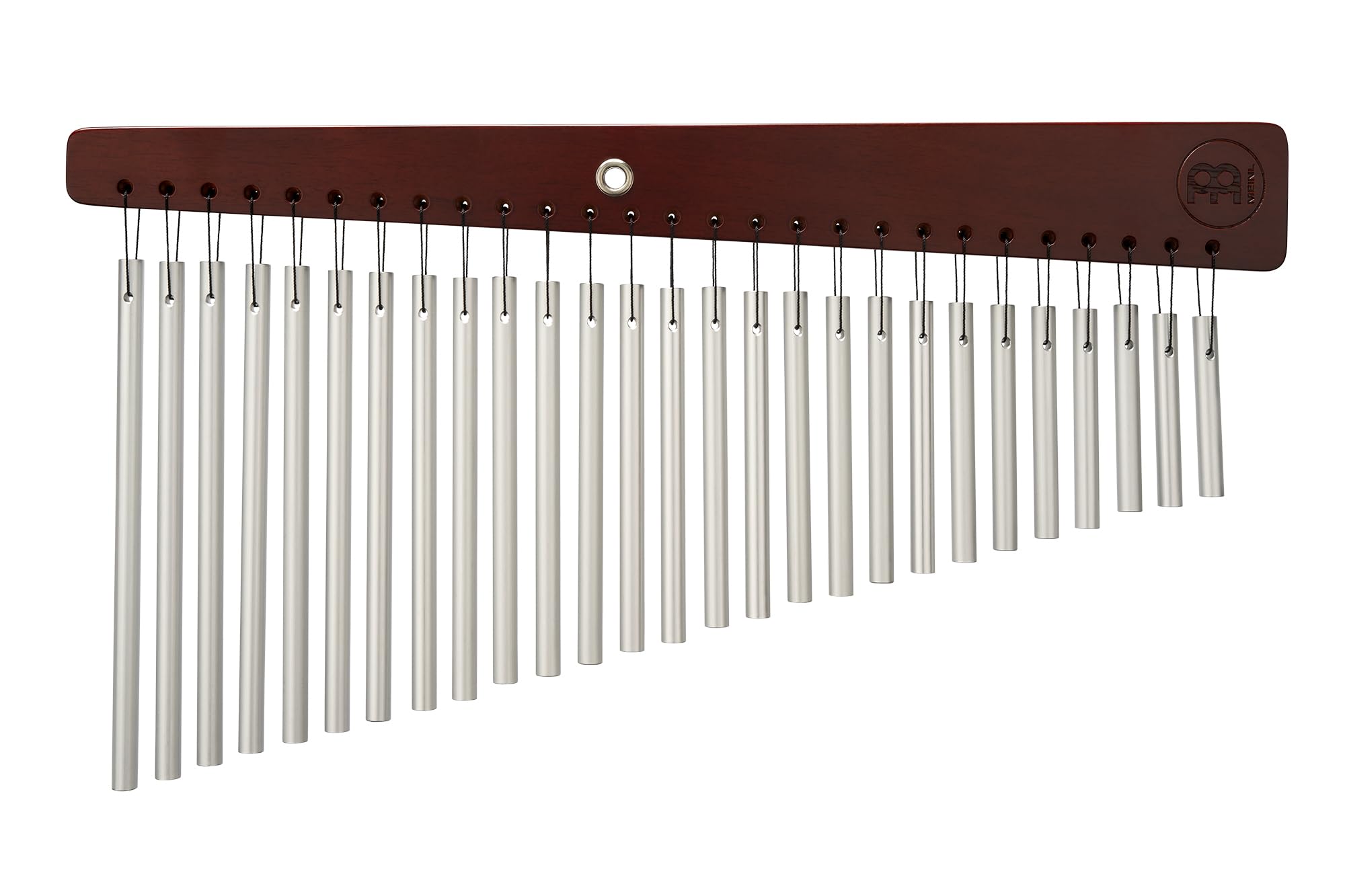 Meinl Percussion Vintage Series Chime - Small Musical Instrument with 27 Sound Bars - 1-row - Wood and Aluminum, Brown and Silver (CH27VWB)