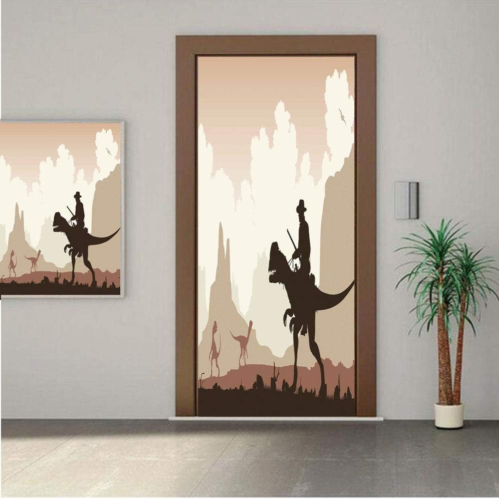 SoSung - calcomanía Decorativo para Pared para Puerta Occidental