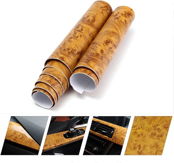 Pvc Klebe Folie Holzoptik Diy Auto Folie Selbstklebend Aufkleber Autosticker Decor Decals Stickers Vinyl Art Elanly Home Garden