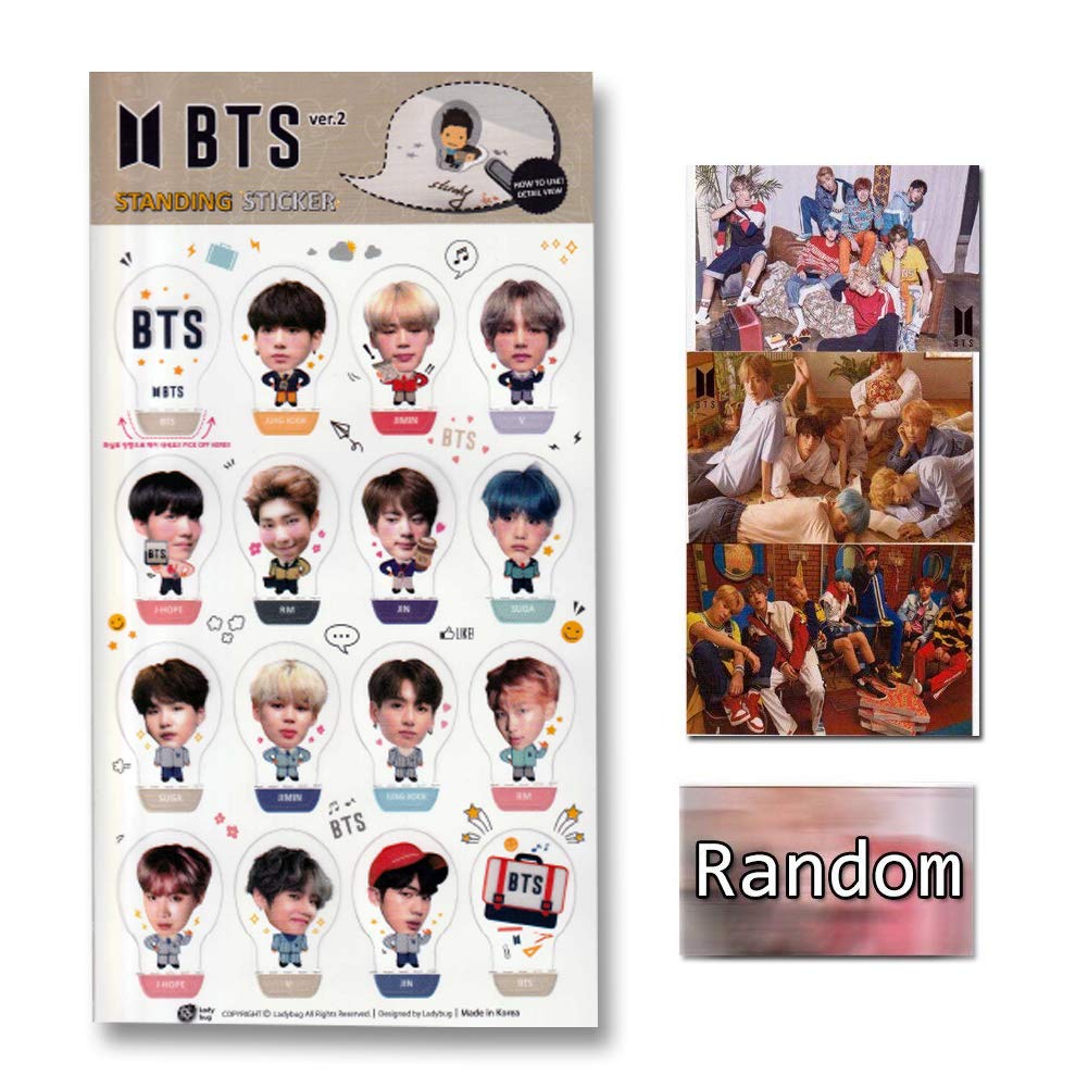 Buy Kpop BTS Bangtan Boys Standing StickerBTS Scrapbook Stickers 16pcs