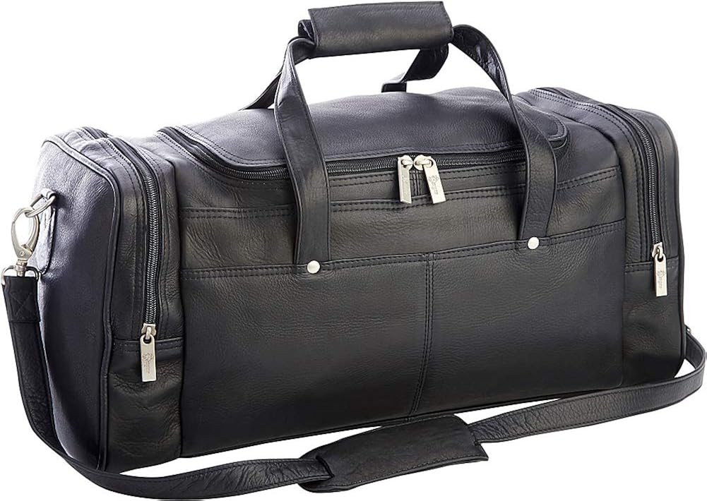 Luxury Mens Leather Duffel Bag