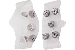 Ice-Shoes Non-Slip Covers, 5-Claw Outdoor Anti-Skid Shoe Covers, Walking Ice Traction Cleats, Stretchable Design with