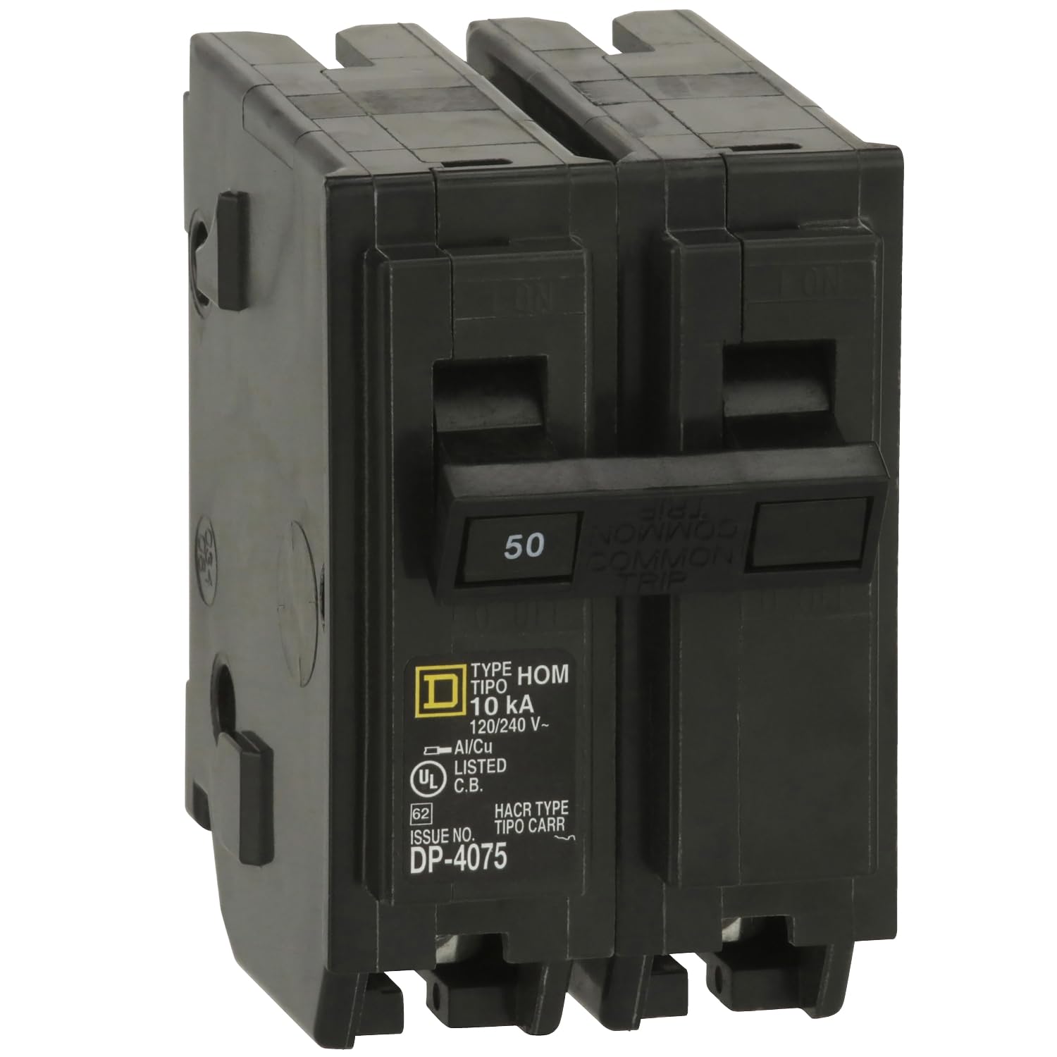 Photo 1 of Plug In Circuit Breaker, HOM, Number of Poles 2, 50 Amps, 120/240VAC, Standard