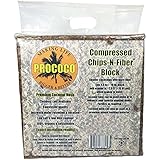 Prococo Chips-N-Fiber Premium Coconut Husk Coconut Husk organic coconut coir chips and fiber makes 75 quarts of coco coir growing media for planting …