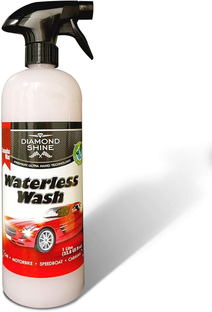 Waterless Wash and Wax Car Cleaner by Diamond Shine System, 1 Litre