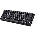 Motospeed CK62 61 Keys RGB Mechanical Keyboard USB Wired BT Dual Mode Gaming Keyboard Pink with OUTEMU Red Switches