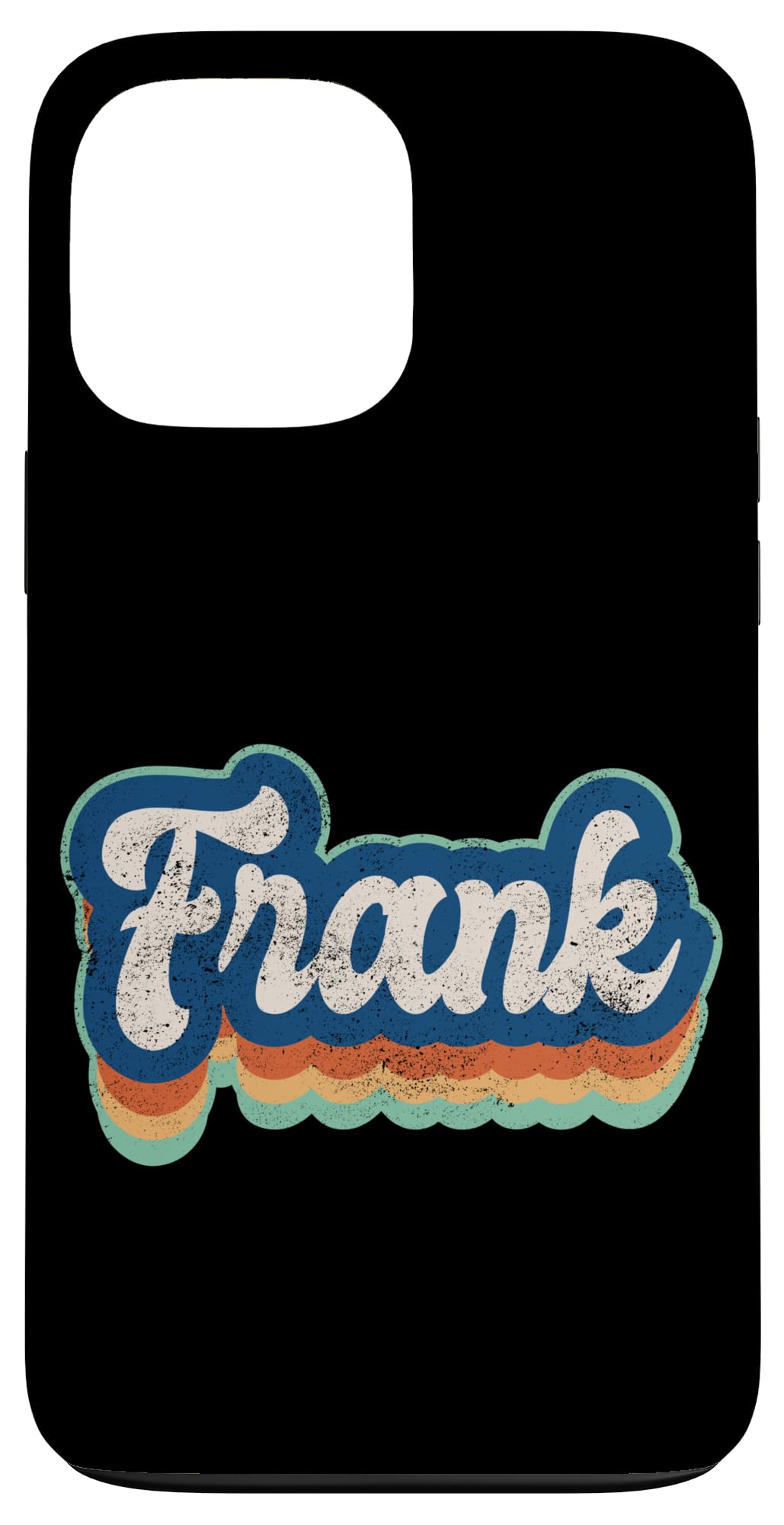 Frank First Name Boy Vintage Style 70s 80s Personalized Case for iPhone 13 Pro Max