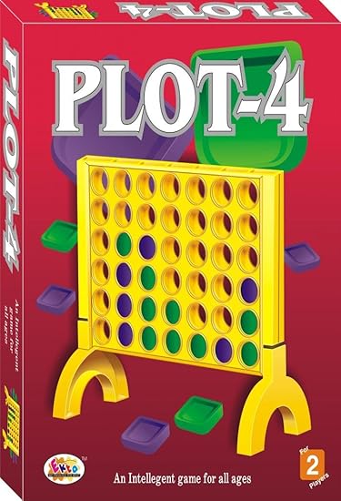 Ekta Plot-4 Board Game Family Game, Multi Color