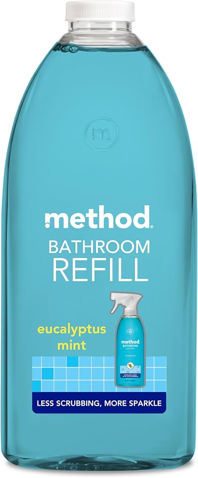 Method Bathroom Cleaner Refill Eucalyptus Mint 2L Biodegradable Formula