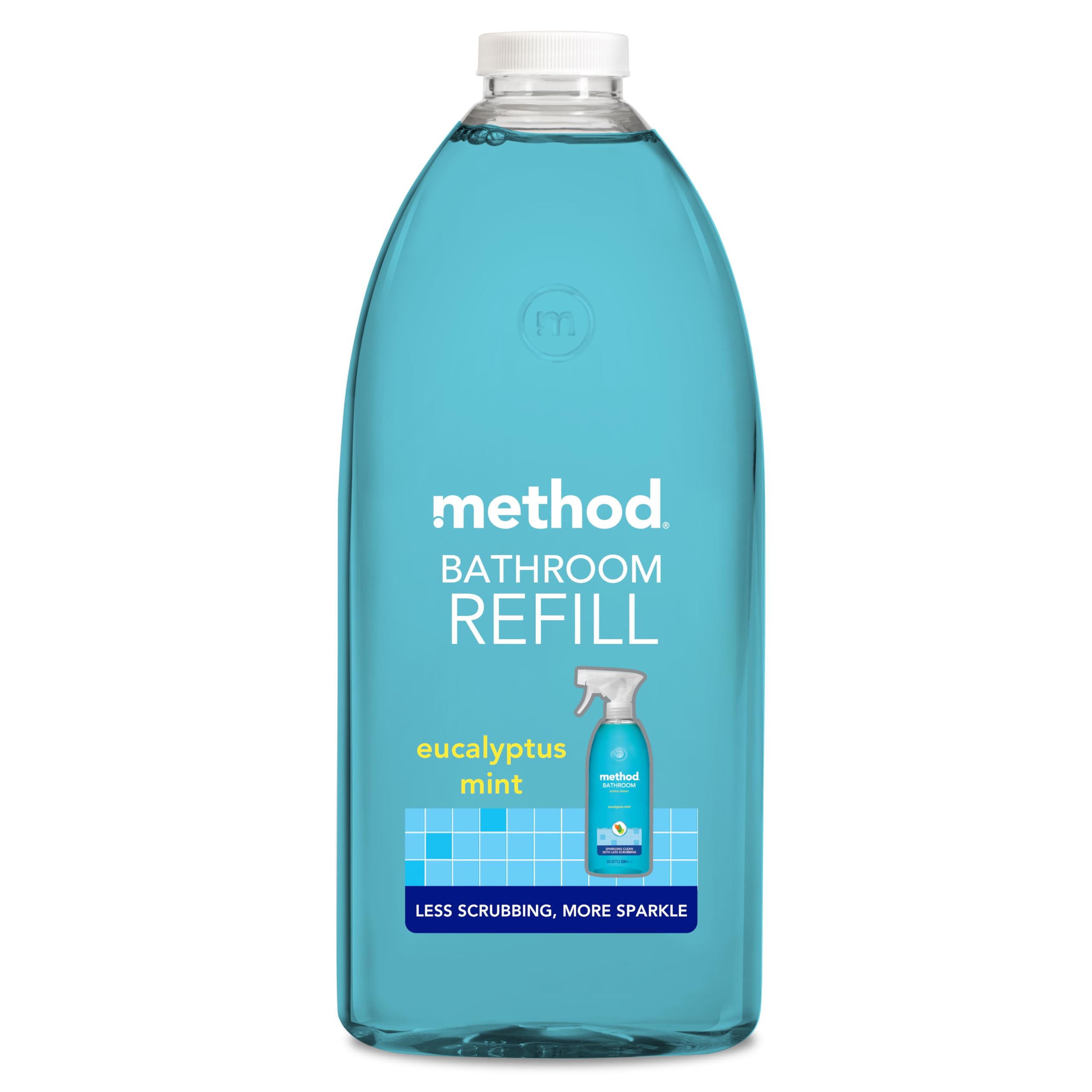 Method Bathroom Cleaner Refill, Eucalyptus Mint, 2 L