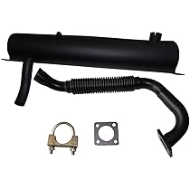 Amazon.com: New Kumar Bros USA Muffler, Exhaust Pipe & Clamp