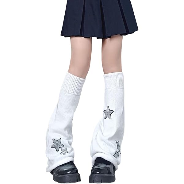 Calentadores De Piernas Estilo Y2K Kawaii | Tejido Acrílico Suave | Para Fiestas, Halloween Y Estilo Lolita