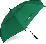 ACEIken Golf Umbrella Windproof 62 Inch Dark Green Double Canopy
